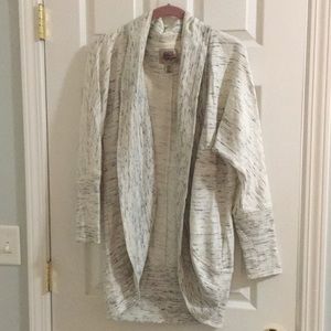 Sweatshirt like cardigan